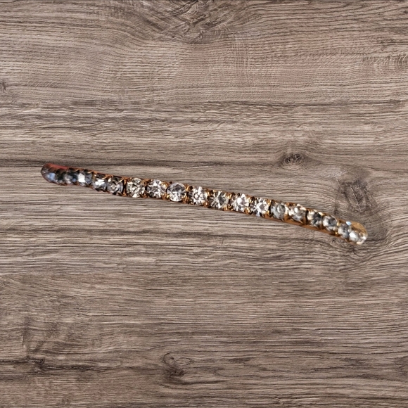 🩷3 for $15: Set of 5 4mm Infinity Stretchy Bracelets, Navy & Gold Tone, New - Picture 9 of 9